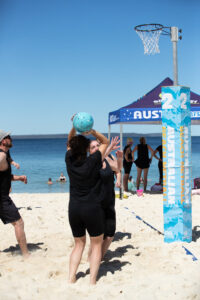 australian beach netball